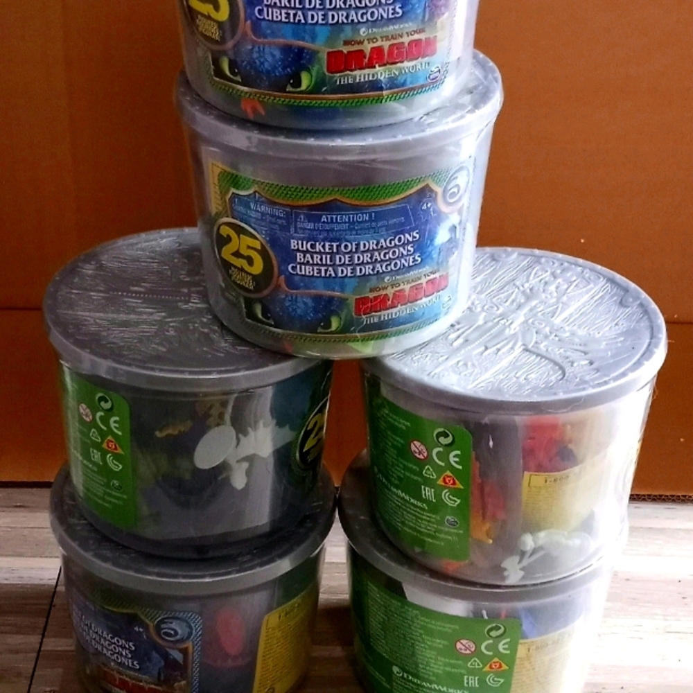 how to train your dragon dinosaurs bucket